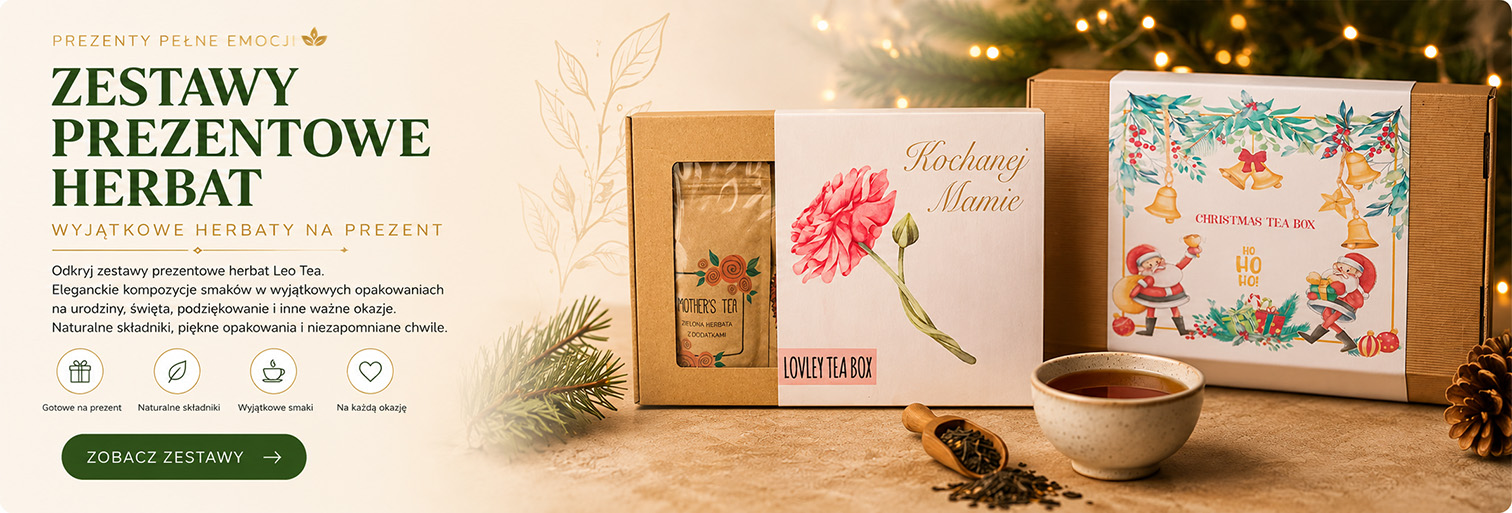 Zestawy prezentowe herbat Leo Tea
